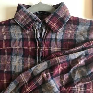 BRANDY MELVILLE PLAID SHIRT
